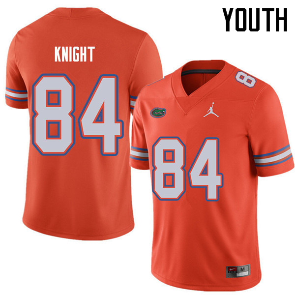 Jordan Brand Youth #84 Camrin Knight Florida Gators College Football Jerseys Sale-Orange
